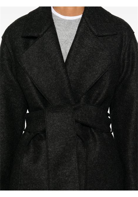 Grey belted virgin wool coat Harris wharf london - women HARRIS WHARF LONDON | A1425MLK180